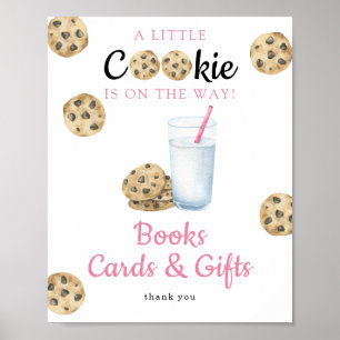 Koekjes baby shower Boeken kaarten en cadeaus Poster