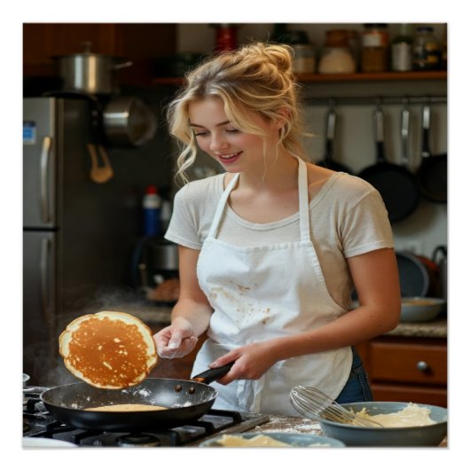 Koekjes bakken Foto aanpassen Perfect Poster (Voorkant)
