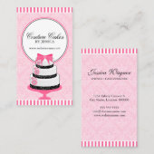 Koekjes Bakkerroze Visitekaartje (Voorkant / Achterkant)