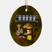 Koekjes behandelen keukenornament keramisch ornament (Rechts)