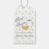 Koekjes & Cacao Baby Shower Cadeaulabel (Voorkant)