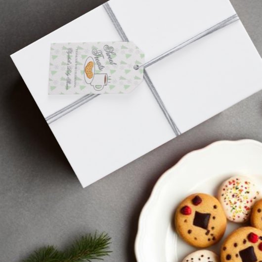 Koekjes & Cacao Baby Shower Cadeaulabel