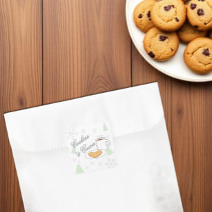 Koekjes & Cacao Baby Shower Vierkante Sticker