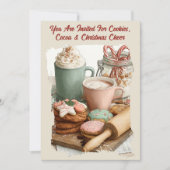 Koekjes, Cocoa & Kerstsfeer Kaart (Voorkant)