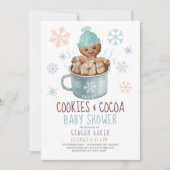 Koekjes en Baby shower van coaca Winter Boy Kaart (Voorkant)