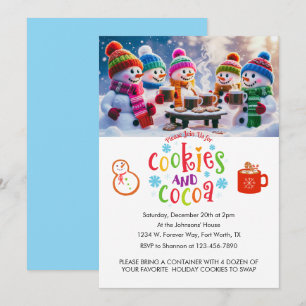 Koekjes en Cacao Christmas Cookie Exchange Kaart