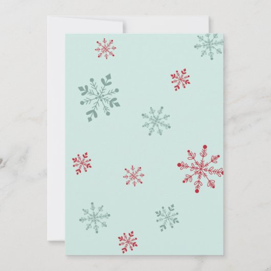 Koekjes en cacao-feestdag kaart (Achterkant)