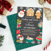 Koekjes en cacao Gingerbrood Decorting Party Kaart
