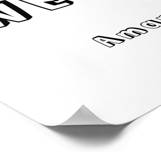 Koekjes en cacao marshmallows Baby shower Poster (Hoek)