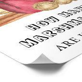 Koekjes en cacao Raad eens hoeveel MARSHMALLOWS Poster (Hoek)