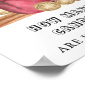 Koekjes en cacao Raad eens hoeveel snoepjes Poster (Hoek)