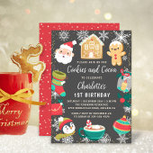 Koekjes en cacao Sneeuwkerstmis Kaart