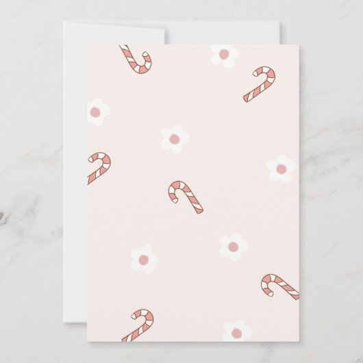 Koekjes en Cacao Winter Uitnodiging (Achterkant)