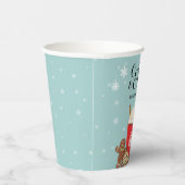 Koekjes- en cacaofeestdagen papieren bekers (Rechts)