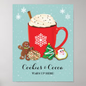 Koekjes en cacaofeestdagen poster (Voorkant)