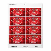 Koekjes en cacaokerst etiket (Full Sheet)