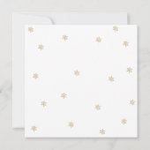 Koekjes en cacaokerstfeest kaart (Achterkant)