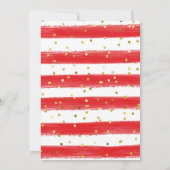 Koekjes en cacaokerstwinterfeestdag Invita Kaart (Achterkant)