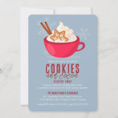 Koekjes en cacaosmaak in een Mok Kaart (Voorkant)