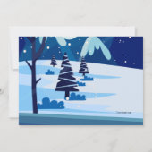 Koekjes en cacaouitnodiging kaart (Achterkant)