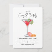 Koekjes en Cocktails kerstcocktail Kaart (Voorkant)