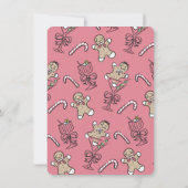 Koekjes en cocktails Kerstfeest Kaart (Achterkant)