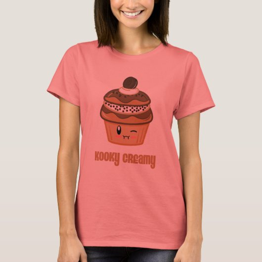 Koekjes en cupcake t-shirt (Voorkant)