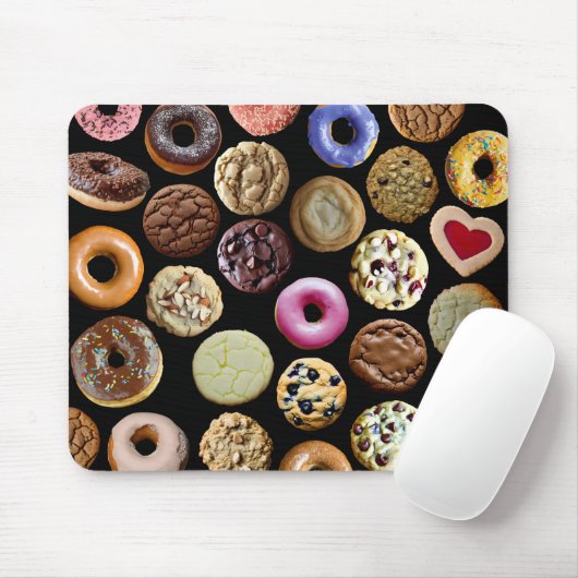 Koekjes en Doughnoten Muismat (Met muis)