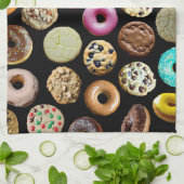 Koekjes en Doughnoten Theedoek (Gevouwen)