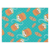 Koekjes en hotcacaofeestjes tafelkleed (Voorkant (Horizontaal))