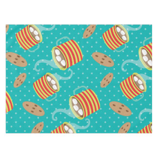 Koekjes en hotcacaofeestjes tafelkleed