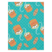 Koekjes en hotcacaofeestjes tafelkleed (Voorkant)