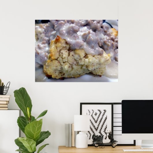 Koekjes en jus poster (Thuiskantoor)