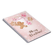 Koekjes en kerst met warme cacao notitieboek (Rechterzijde)