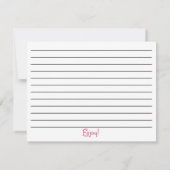 Koekjes en koekjes bakken Kaarten (Achterkant)