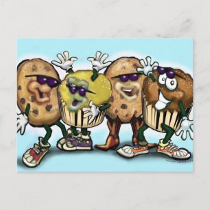 Koekjes en koekjes briefkaart