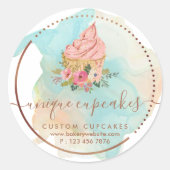 koekjes en koekjes ronde sticker (Voorkant)