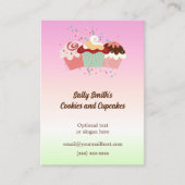 Koekjes en koekjes Visitekaartje (Voorkant)