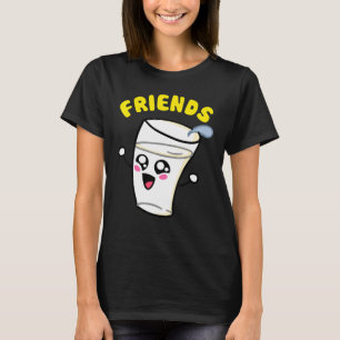 Koekjes en melk - 2 of 2 - koppel overeenkomend - t-shirt