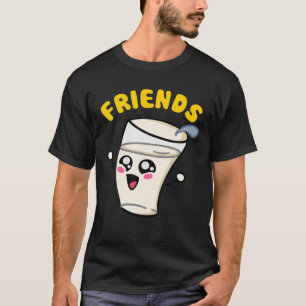Koekjes en melk - 2 of 2 - koppel overeenkomend - t-shirt