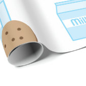 Koekjes en melk cadeaupapier (Rol Hoek)