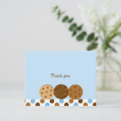 Koekjes en melk Dank je wel Kaart (Staand voorkant)