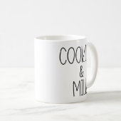 Koekjes en melk koffiemok (Voorkant rechts)