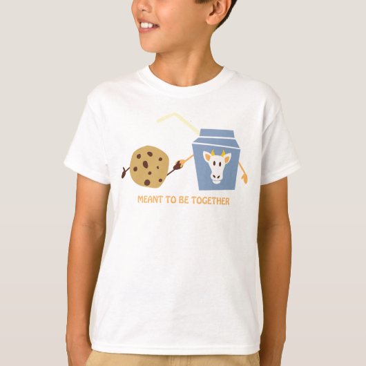 Koekjes en melk t-shirt (Voorkant)