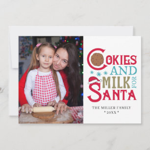 Koekjes en melk voor kerstfeestfoto