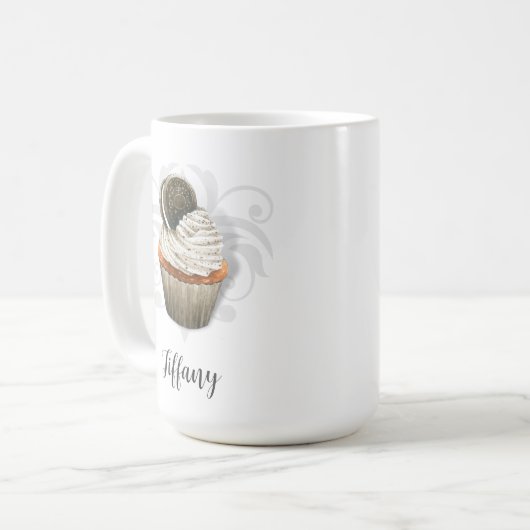 Koekjes en mok voor roomkasten (Voorkant links)