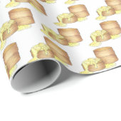 Koekjes en sauskorrelig Zuidelijke Ontbijtvoedsel Cadeaupapier (Rol Hoek)