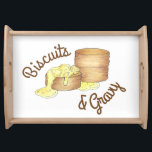 Koekjes en sauskorrelig Zuidelijke Ontbijtvoedsel Dienblad<br><div class="desc">Het ontwerp is voorzien van een originele markeerafbeelding van een klassiek zuidelijk ontbijtgerecht: koekjes en worstschoen! Deze koekjes en deze afbeelding van jaloezie is ook beschikbaar op andere producten. Zie je niet wat je zoekt? Hulp nodig bij aanpassingen? Neem contact op met Rebecca om iets voor je te ontwerpen.</div>