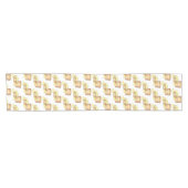 Koekjes en sauskorrelig Zuidelijke Ontbijtvoedsel Korte Tafelloper (Horizontaal)