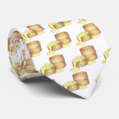 Koekjes en sauskorrelig Zuidelijke Ontbijtvoedsel Stropdas (Opgerold)